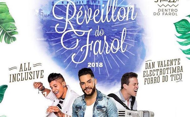 Electrotimba, Dan Valente e o Forró do Tico animam a festa da virada do Forte de Santo Antônio da Barra