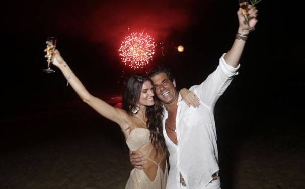 Alvaro Garnero e Peter Duntas na Virada de Trancoso