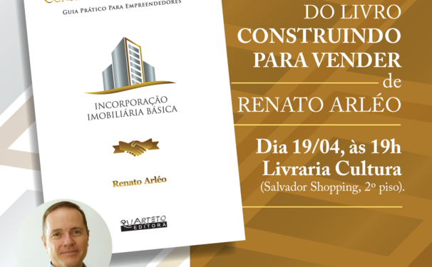 Lançamento do livro 'Construindo Para Vender - Guia prático para empreendedores