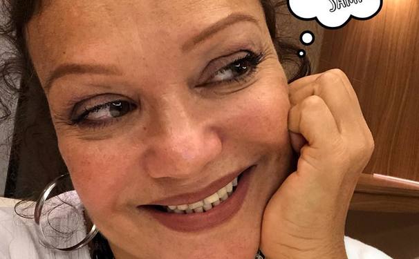 Mônica San Galo na noite de  Sampa