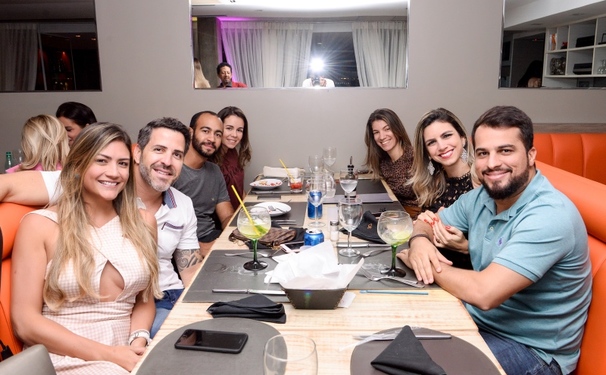 Gente bonita na Bahia Marina