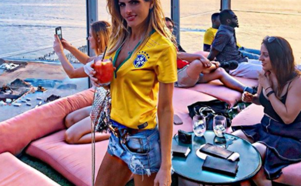 Na torcida novaiorquina.