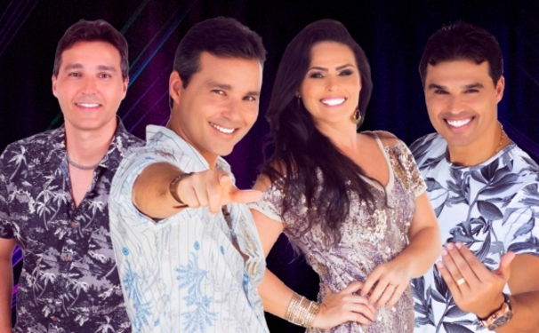Banda Acarajé com Camarão faz show em Mangabeira