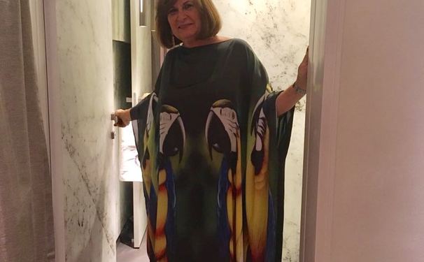 Celeste Leão , chiquérrima na Casa Conceito