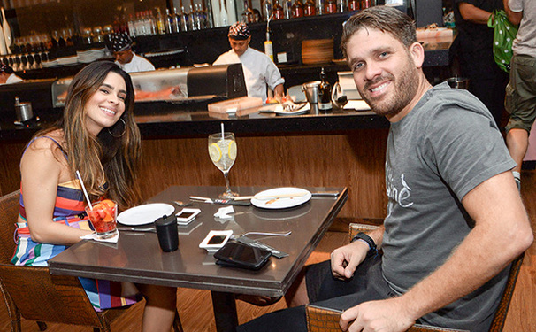 Gente bonita na Bahia Marina