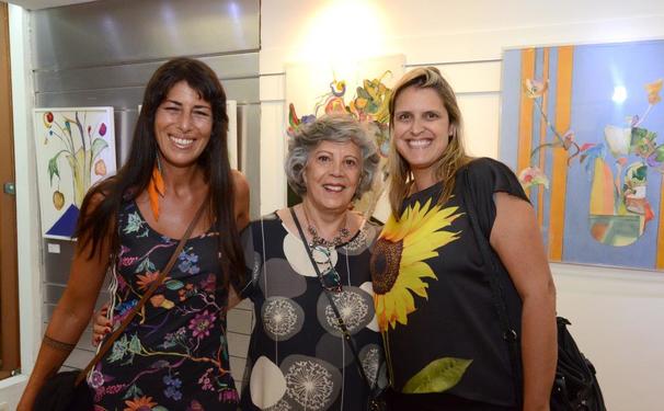 Marilene Tapias na galeria Marly Faro em Ipanema