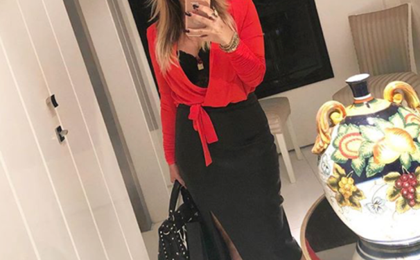 Cláudia Belford recebendo amigas para Caruru