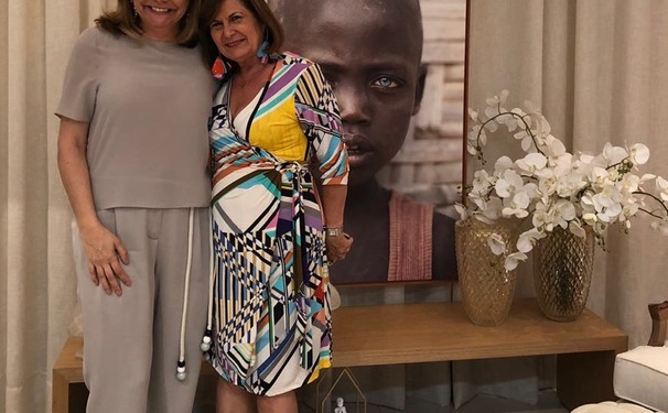 Celeste Leão foi prestigiar Marisa Mancuso Costa