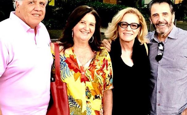 Márcia Peltier e Cláudio Pereira circulando em solo baiano