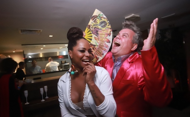 Animação geral e muita alegria  no  lançamento do "Rioveillon" no Pestana