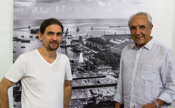 Gilberto Sá recebe convidados na inauguração da ambientação “Verger no Mercado Modelo”