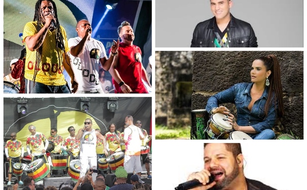 Gilmelândia, Daniel Vieira e Tayrone na primeira Terça do Olodum de 2019