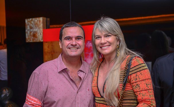 Ricardo Chaves e Patricia na Ilha de Itaparica