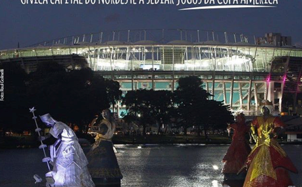  Salvador vai receber os jogos Copa da América.