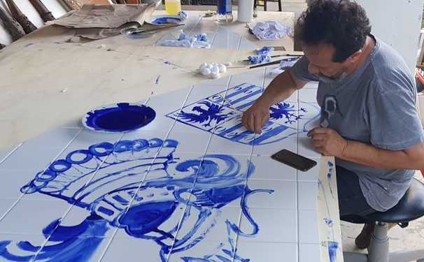 Obra de Bel Borba em Praia do Forte.