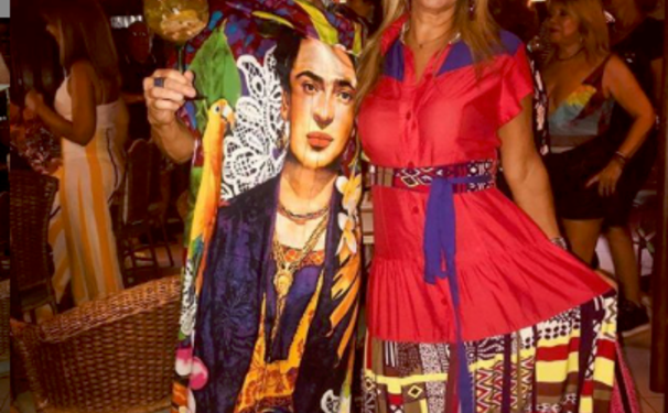 Lila Moraes incorporou Frida Kahlo