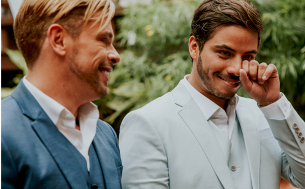 O casamento de Bruno Chateaubriand com Diogo Bocca foi uma festa cheia de emoções.