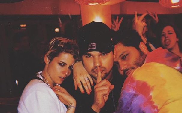 Kristen Stewart teve uma pequena reunião de Crepúsculo