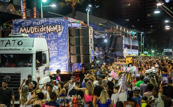 A pipoca a bordo do pranchão