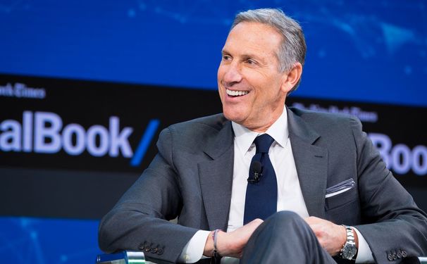 Howard Schultz quer desbancar o republicano Donald Trump