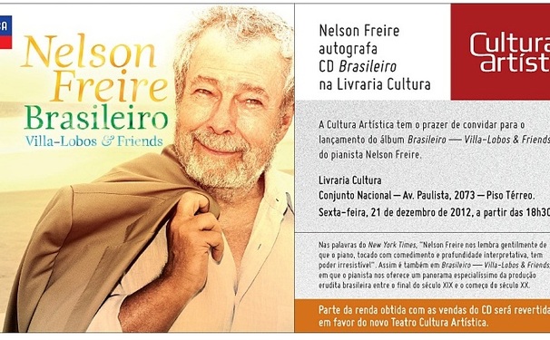 Nelson Freire na Cultura Artística!