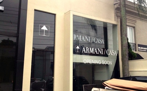 Primeira Armani Casa no Brasil!