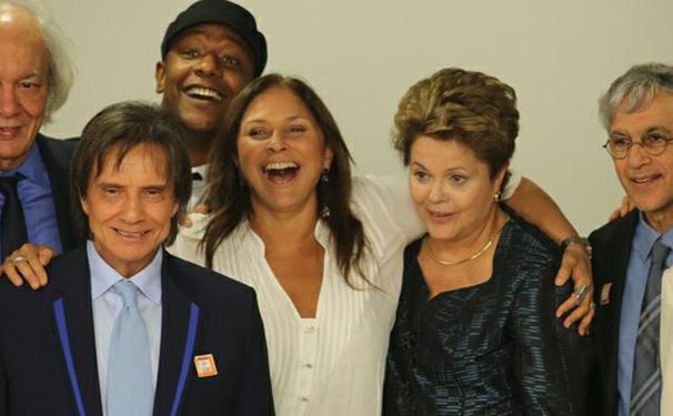 Presença em peso da comunidade artística!