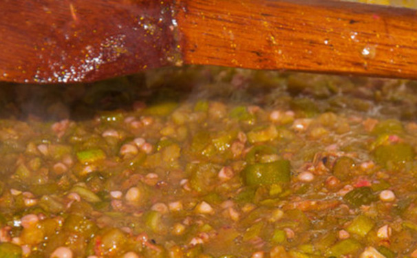 Caruru comida típica da Bahia!