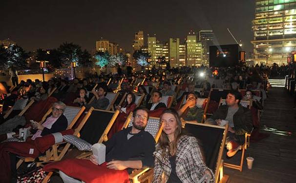Cinema ao ar livre!