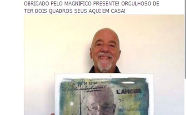 Obra de Baiano encanta Paulo Coelho 