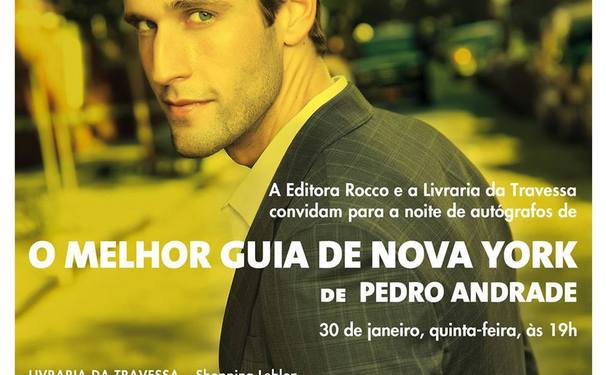 Pedro Andrade recebe para noite de autógrafos 