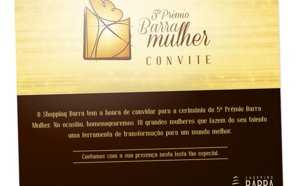 5° premio Barra Mulher 