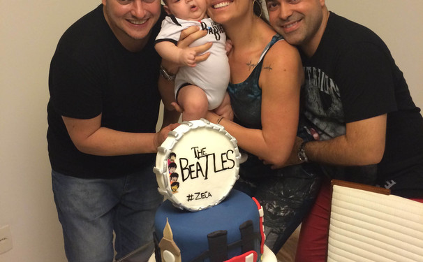 Manno Góes e  Janina Andrade em festa!