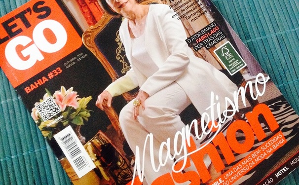 ?REGINA WECKERLE É CAPA DA REVISTA LET’S GO BAHIA