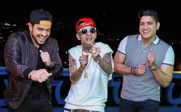 Henrique & Diego gravam clipe com MC Guimê.