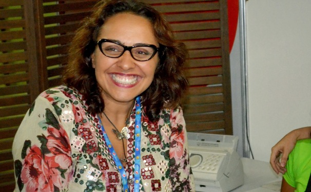 Elaine Hazin no maior festival de música do país.