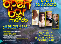MELHOR OPEN BAR DO MUNDO