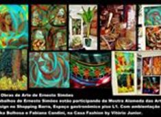 Ernesto Simões em Exposição na Casa Fashion.