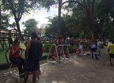 Praça do Campo Grande ganha academia