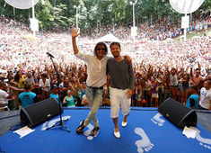 Saulo e Luiz cantam Caymmi