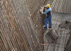 Sinal de alerta na construção civil