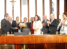 Poder Legislativo homenageia ministro Marco Aurélio Mello