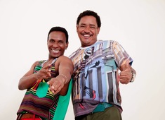 Jammil, É o Tchan e Danniel Vieira participam do ensaio de Natal do Harém