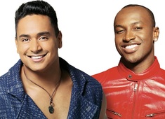 Harmonia e Thiaguinho no último ensaio do ano