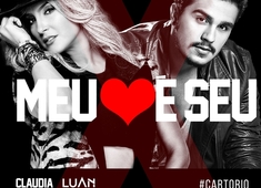 Claudia Leitte e Luan Santana gravam versão de “Cartório”