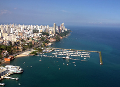 Trazer as provas de vela para a Bahia