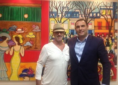 Artista plástico espanhol David Dalmau expõe no  7º Brasil Summer Golf, na Praia do Forte