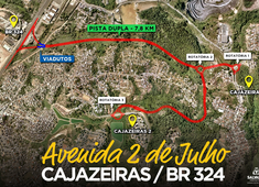 Prefeitura inaugura nova ligação entre Cajazeiras e BR-324