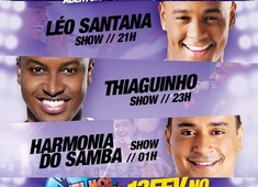 Léo Santana, Thiaguinho e Harmonia animam hoje a última edição da A Melhor Segunda-feira do Mundo