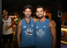 Nelson Berto, executivo da Jose Cuervo, curtindo o Camarote Salvador